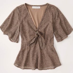 Cheetah top from Abercrombie & Finch